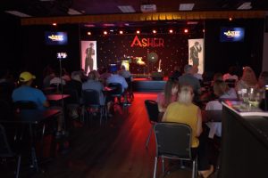 Our performance/stage area! A full house always looks best!